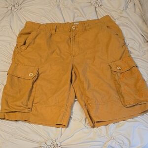 Timberland Tan Cargo Shorts With Pocket Design, Size 40